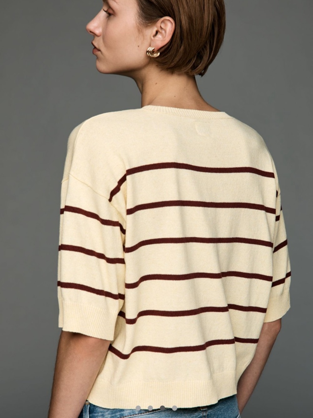Maeve by Anthropologie crew-neck cardigan sweater - Picture 3 of 5